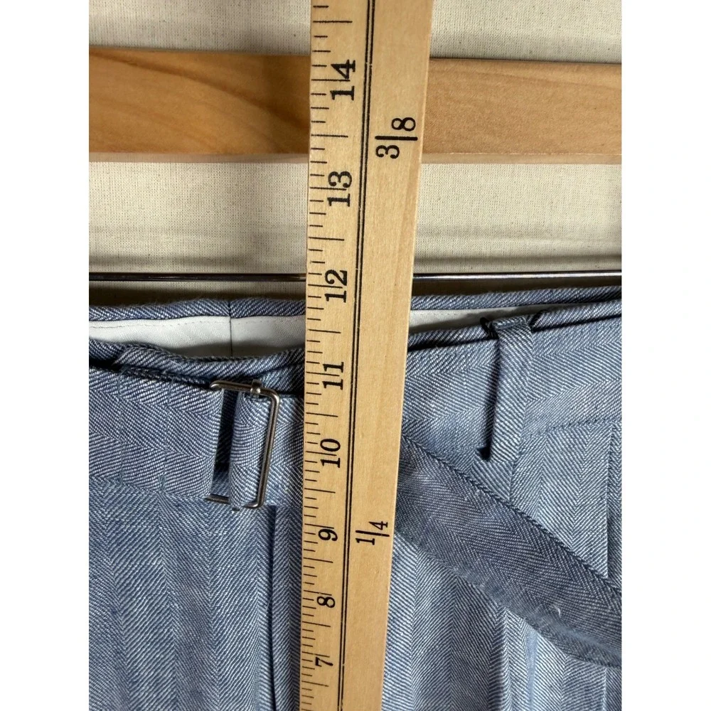 New Express Men's Cropped Removable Belt High Rise Paper bag Pants‎ Size 30 x 32